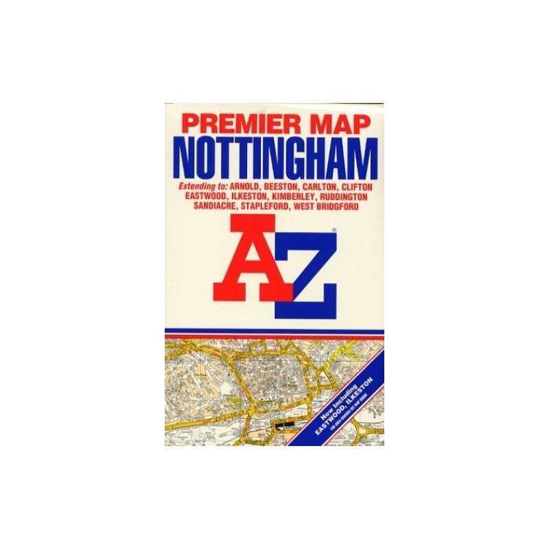 Premier Street Map of Nottingham (Premier M... by Geographers A-Z Map Paperback
