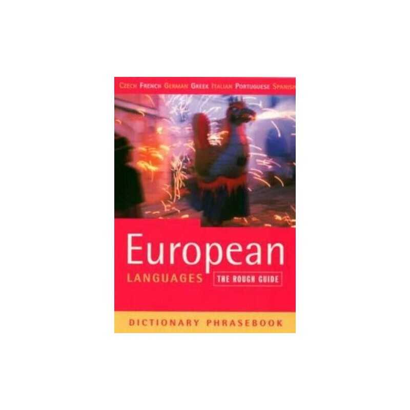The Rough Guide to European Languages (A Dictionary Phrase... by Lexus Paperback