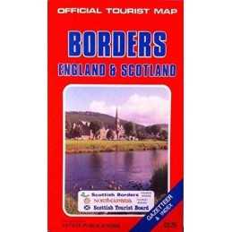 Borders of England and Scotland (Official Tourist Map S.) Sheet map, folded Book