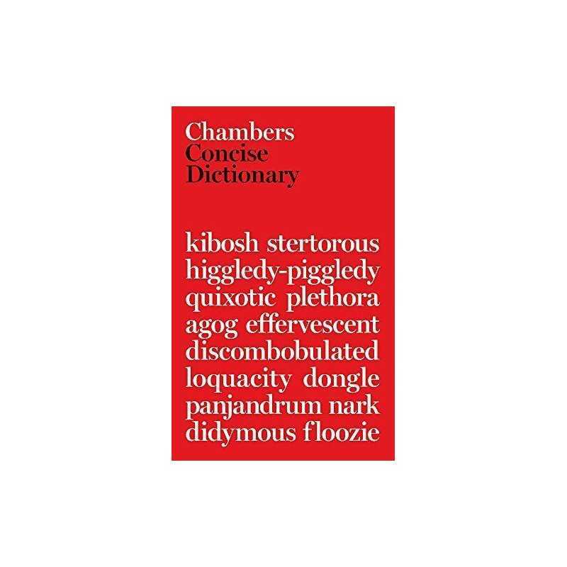 Concise Dictionary by Chambers Hardback Book