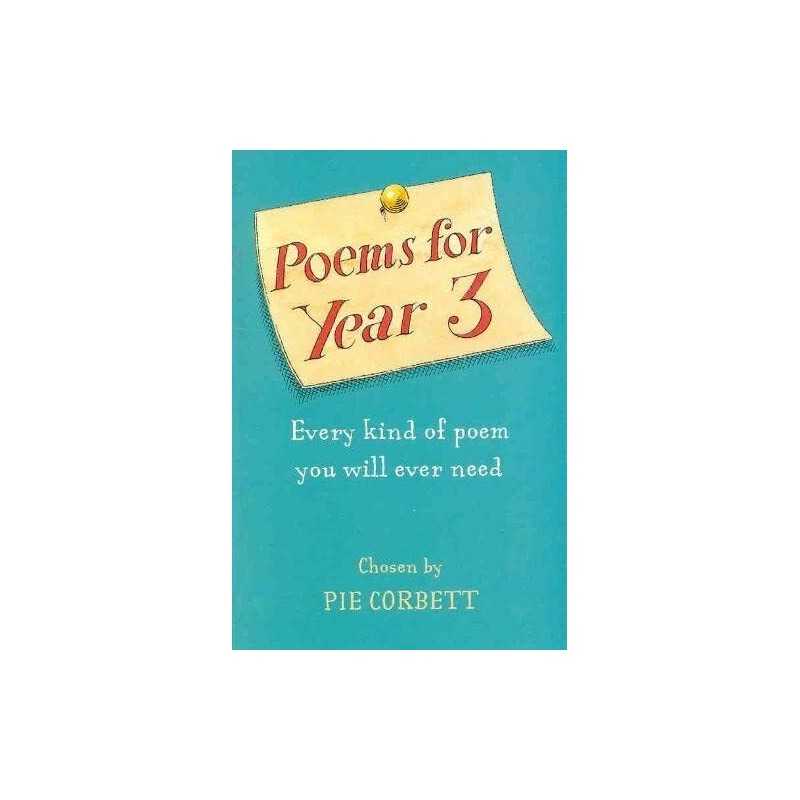 poems for year 3 by Corbett, Pie Paperback Book