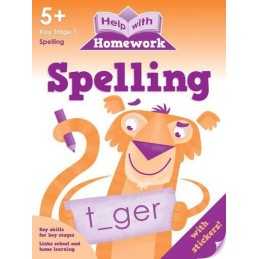 Help With Homework 5+: Spelling by Nina Filipek Book