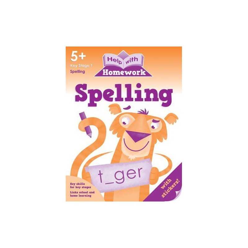 Help With Homework 5+: Spelling by Nina Filipek Book