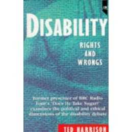 Disability by Harrison, Ted Paperback Book