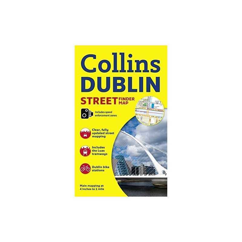 Collins Dublin Streetfinder Colour Map (Collins Travel Guides) by Collins Maps