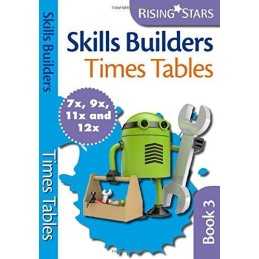 Rising Stars Skills Builders Times Tables Book 3 (Ski... by Steve Mills and Hila