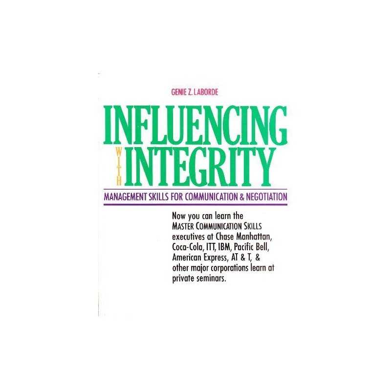 Influencing with Integrity: Management Skills ... by Laborde, Genie Z. Paperback