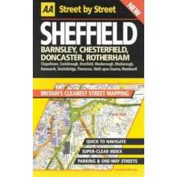 AA Street by Street Sheffield by AA Publishing Paperback Book  Fast