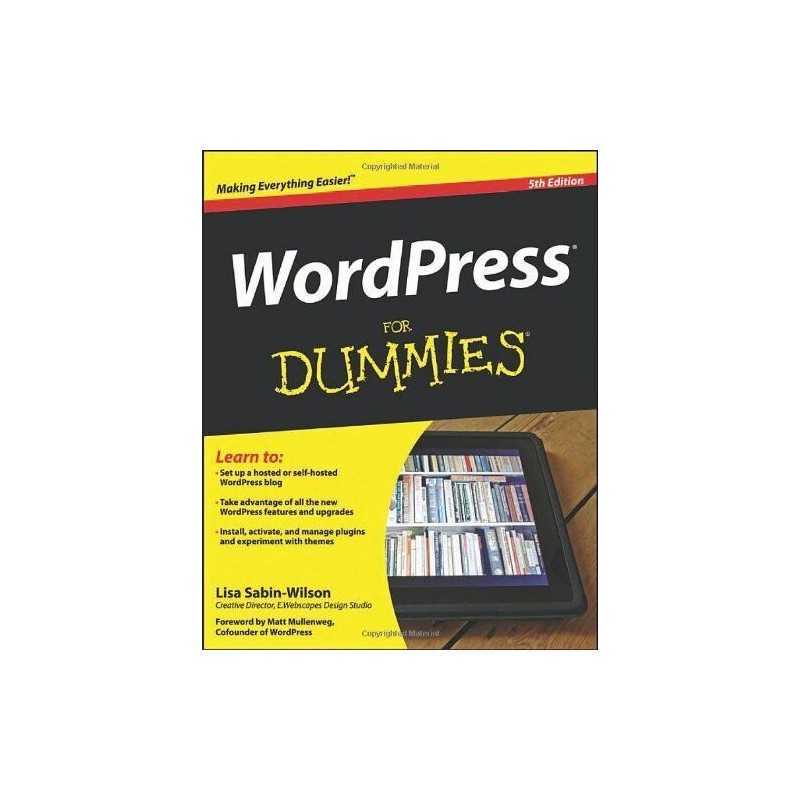 WordPress For Dummies by Sabin?Wilson, Lisa Book
