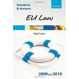 Q&A: EU Law 2009 and 2010 by Foster, Nigel Paperback Book