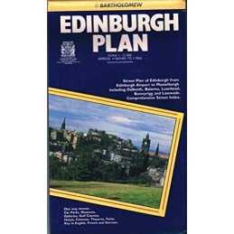 Edinburgh City Plan, John Bartholomew and Son
