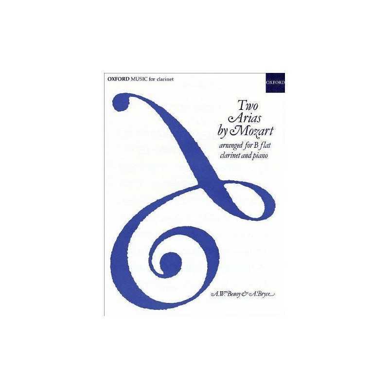 Two Arias by Wolfgang Amadeus Mozart Sheet music Book