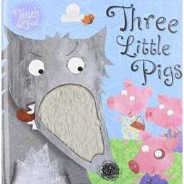 Three Little Pigs (Touch and Feel Tales) by Clare Fennell Book  Fast