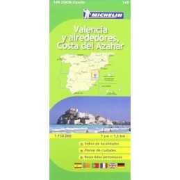 Valencia costa del Azahar Michelin ZOOM ma..., Michelin