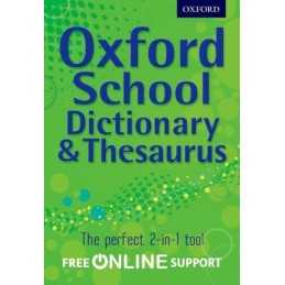 Oxford School Dictionary & Thesaurus by Oxford Dictionary Book  Fast