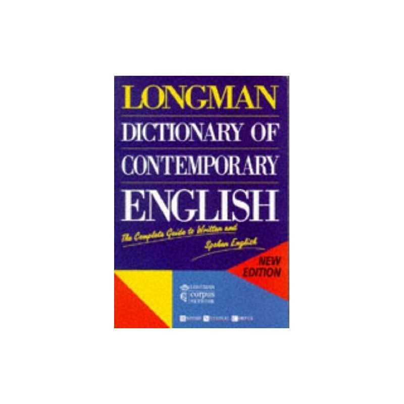 Longman Dictionary of Contemporary English Paperback Book
