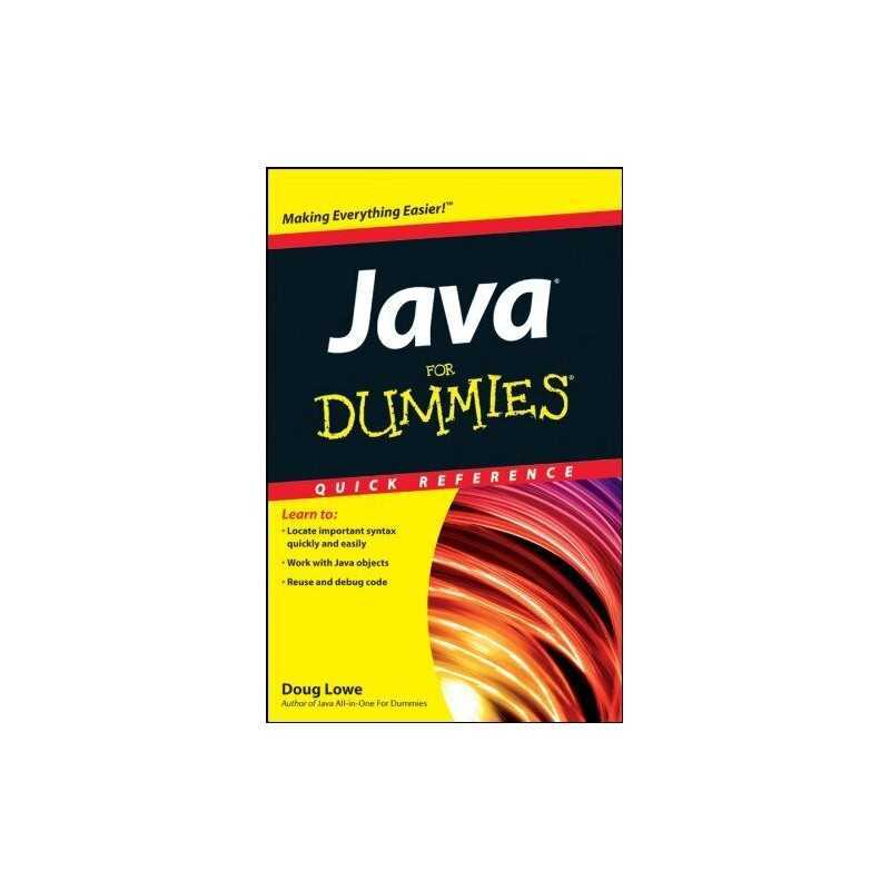 Java For Dummies Quick Reference by Lowe, Doug Book