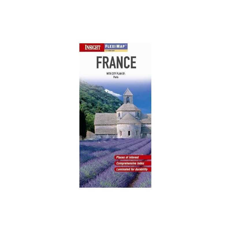 Insight Flexi Map: France (Insight ... by APA Publications Lim Sheet map, folded