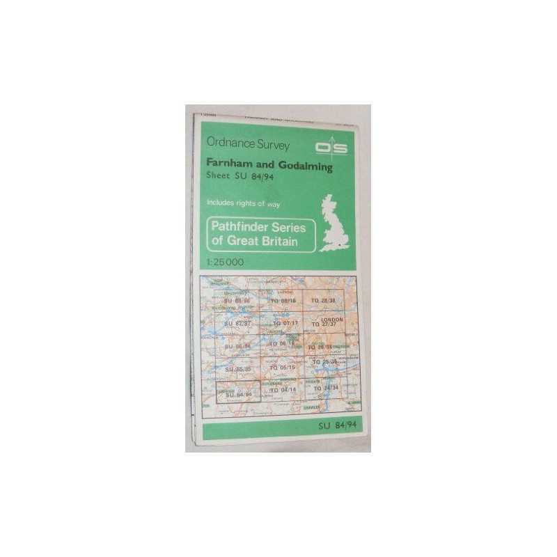 Pathfinder Maps: Farnham and Godalming S... by Ordnance Survey Sheet map, folded
