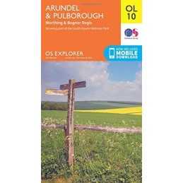 Arundel & Pulborough Map | Worthing..., Ordnance Survey