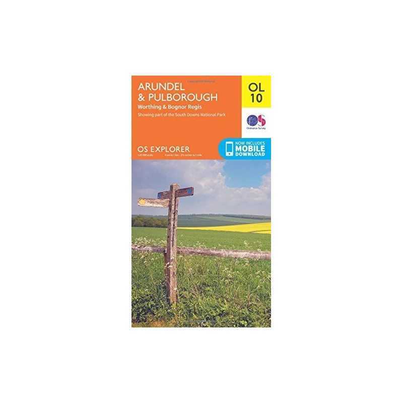 Arundel & Pulborough Map | Worthing..., Ordnance Survey