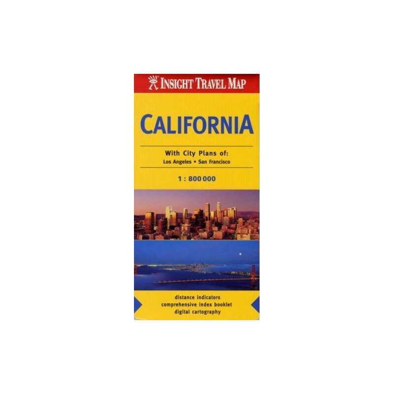 California Insight Travel Map Sheet map, folded Book