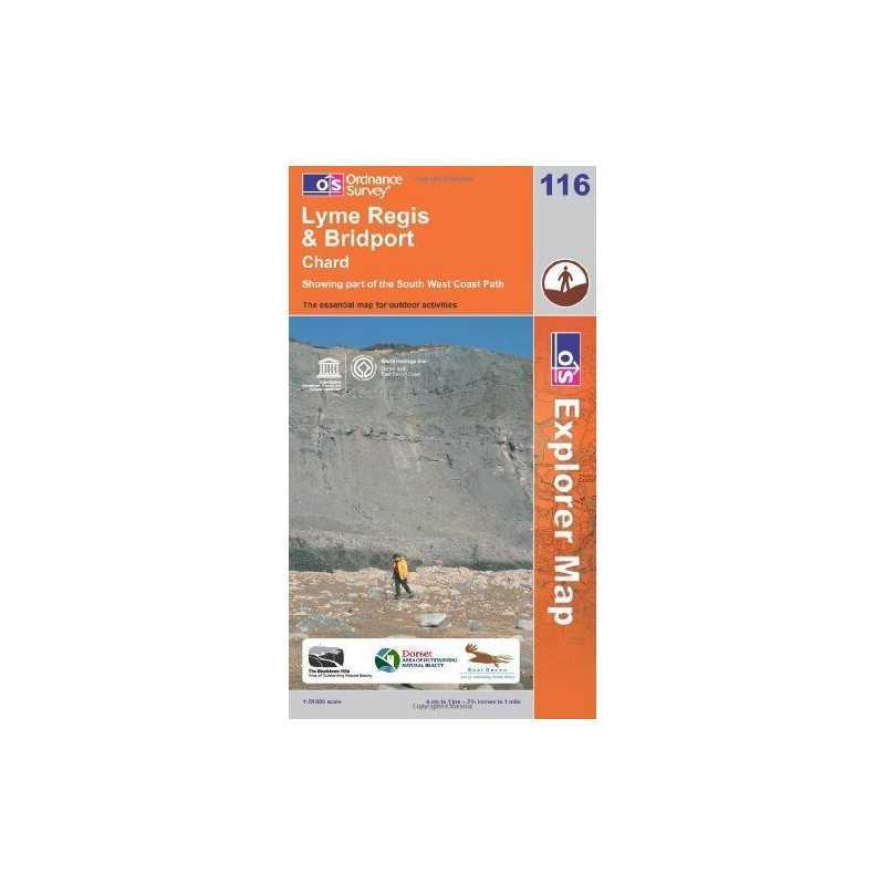 Lyme Regis and Bridport (Explorer Maps):... by Ordnance Survey Sheet map, folded