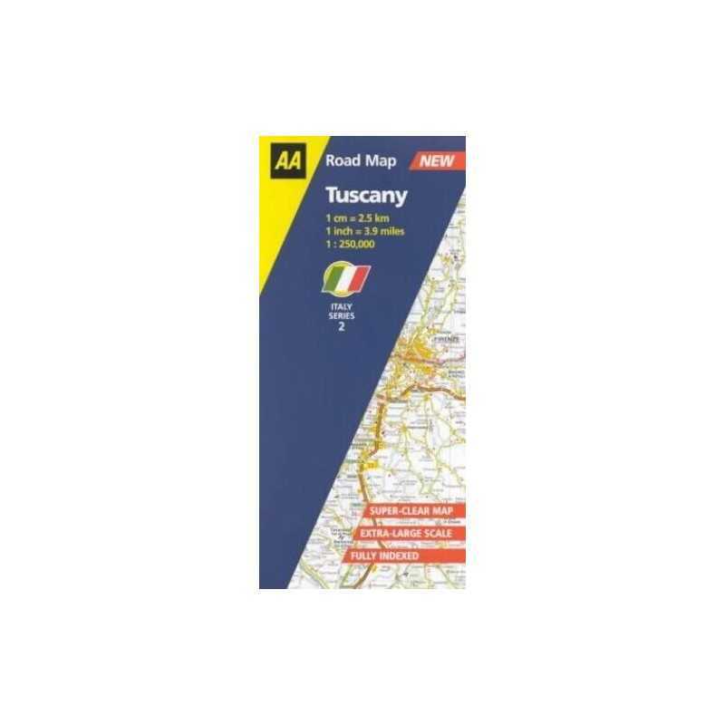 Tuscany: No.2 (AA Road Map Italy S.) Sheet map, folded Book