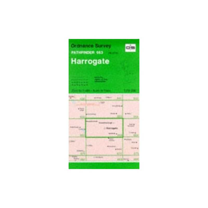 Harrogate (Pathfinder Maps) by Ordnance Survey Sheet map, folded Book