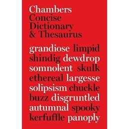 Chambers Concise Dic & Thesaurus (Dictionary/Thesaurus) by , zzz Hardback Book