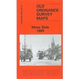 Moss Side 1889: Lancashire Sheet 104.14... by Makepeace, Chris Sheet map, folded