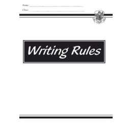 KS2 English Writing Rules by CGP Books Paperback Book