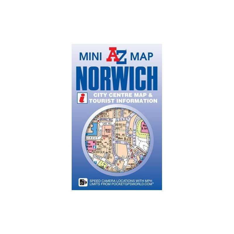 Norwich Mini Map (A-Z Mini Map S.) by Geographers A-Z Map Company Book The