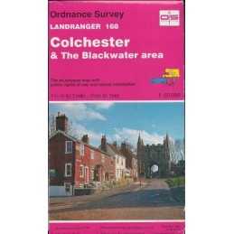 Landranger Maps: Colchester and the Blac... by Ordnance Survey Sheet map, folded