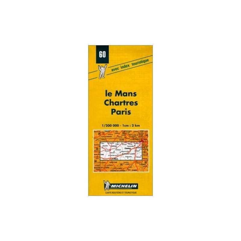Michelin Map 60 Le Mans, Chartres, ... by Michelin Travel Publ Sheet map, folded