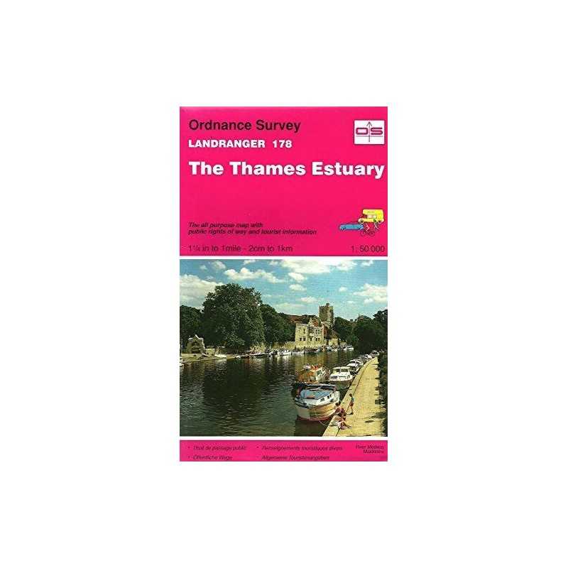 Landranger Maps: Thames Estuary Sheet 17... by Ordnance Survey Sheet map, folded