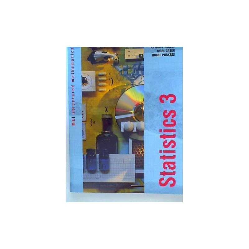 MEI Statistics 3: Bk. 3 (MEI Structured Mathemati... by Porkess, Roger Paperback