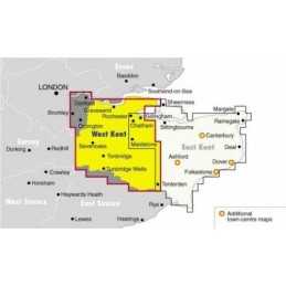 Ordnance Survey West Kent Street Atlas (Ordn... by Philip & Son, George Hardback