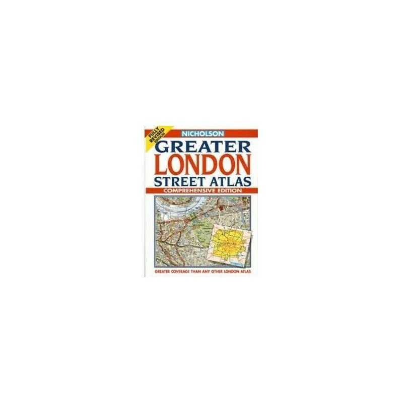 Nicholson Greater London Street Atlas: Comprehensive Ed... by Nicholson Hardback