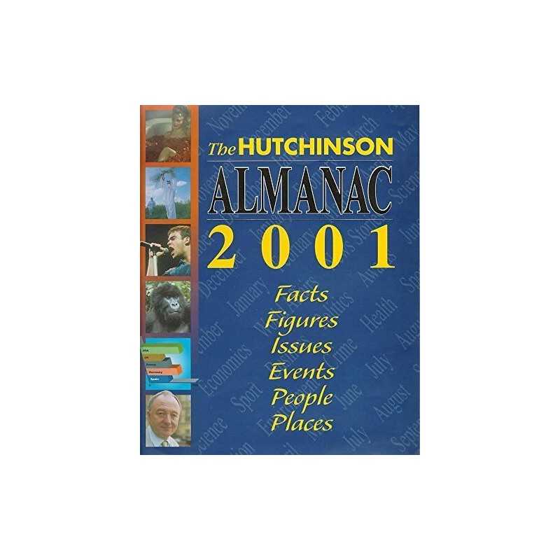 Almanac 2001 (The Hutchinson Almanac) by Listed, No Author Hardback Book The