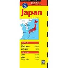 Japan Travel Map Fourth Edition (Pe..., Periplus Editio