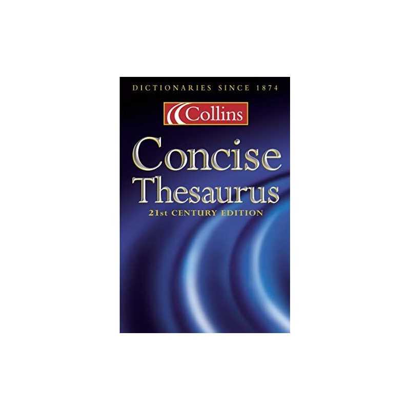 Collins Concise Thesaurus by Unknown Hardback Book