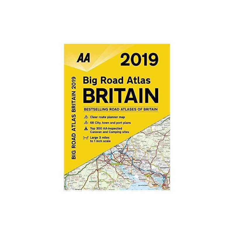 Big Road Atlas Britain 2019 SP (AA Ro..., AA Publishing