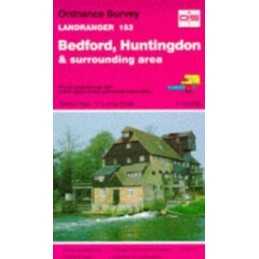 Landranger Maps: Bedford, Huntingdon and... by Ordnance Survey Sheet map, folded