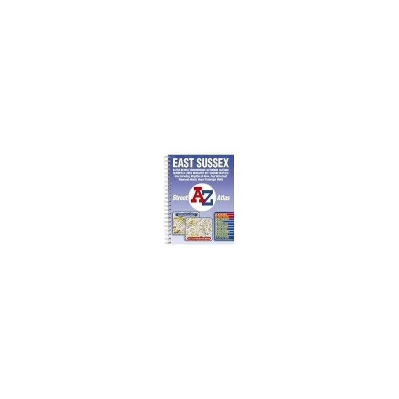 A-Z East Sussex Street Atlas (Street Maps & Atlases S.) by VARIOUS Spiral bound