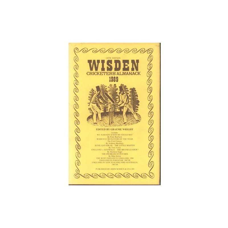 Wisden Cricketers Almanack 1989 Hardback Book