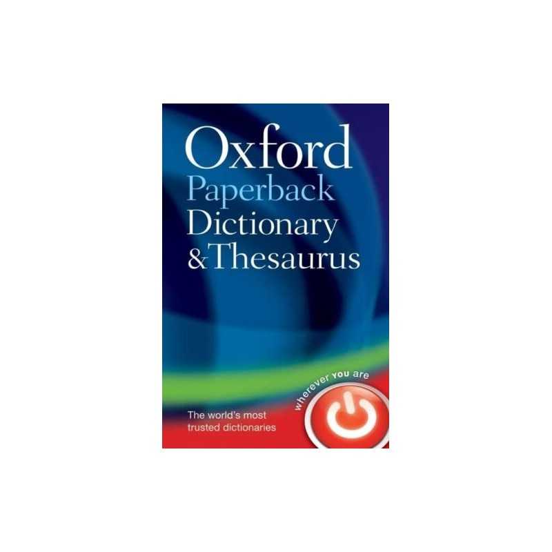 Oxford Paperback Dictionary & Thesaurus by Oxford Languages Paperback Book The