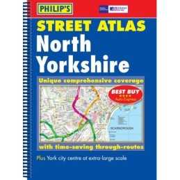 Philips Street Atlas North Yorkshire: Pocket by Philips Maps Paperback Book