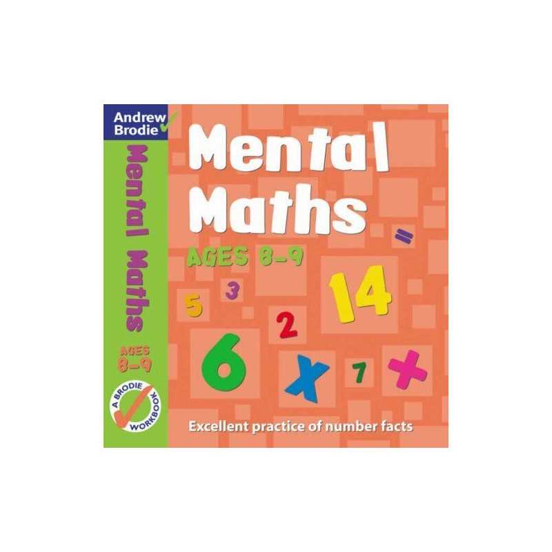 Mental Maths for Ages 8-9 by Brodie, Andrew Paperback Book