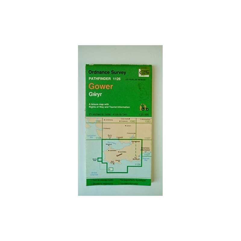 Pathfinder Map: Gower (Pathfinder maps) by Ordnance Survey Sheet map, folded The